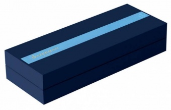 Ручка шариковая Waterman Perspective White CT (M) чернила: синий подарочная коробка палла фото 