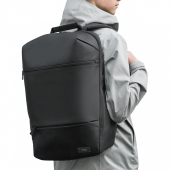 Бизнес рюкзак Taller  с USB разъемом, черный фото 