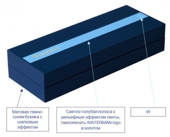Ручка шариковая Waterman Perspective White CT (M) чернила: синий подарочная коробка палла фото 