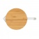 Графин Ukiyo из боросиликатного стекла с бамбуковой крышкой 1,2 л фото 3