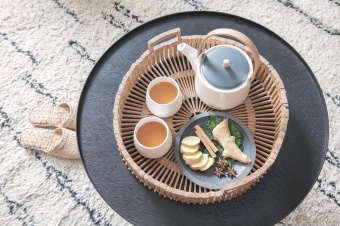 Набор керамический чайник Ukiyo с чашками фото 