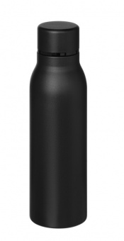 Термобутылка вакуумная герметичная Sorento, черная фото 