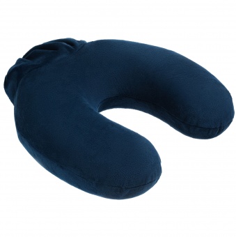 Подушка дорожная Global TA, синяя фото 