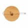 Графин Ukiyo из боросиликатного стекла с бамбуковой крышкой 1,2 л фото 4