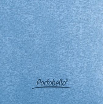 Блокнот Portobello Notebook Trend, Latte new slim, голубой/синий фото 