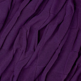 Плед Cella вязаный, фиолетовый (без подарочной коробки) фото 