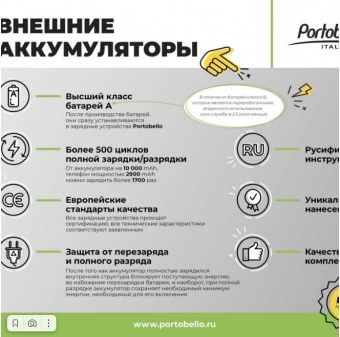 Внешний аккумулятор с функцией быстрой зарядки Formula 10000 mAh, белый фото 