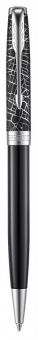 Ручка шариковая Parker Sonnet SE18 K541 Black CT M черные чернила подар.кор. фото 