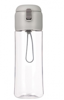 Спортивная бутылка для воды, Capella, 650 ml, серая фото 