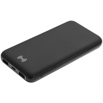 Аккумулятор Quick Charge Wireless 10000 мАч, черный фото 