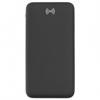Аккумулятор Quick Charge Wireless 10000 мАч, черный фото 