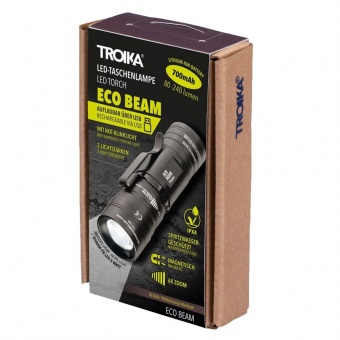 Аккумуляторный фонарь Eco Beam, черный фото 