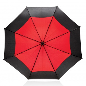 Автоматический двухцветный зонт-антишторм, d123 см  фото 