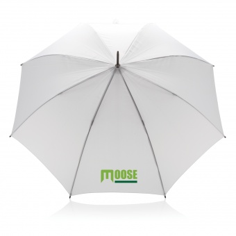 Автоматический зонт-трость, 23", белый фото 