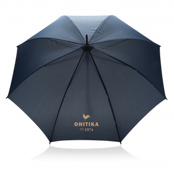 Автоматический зонт-трость, d115 см, темно-синий фото 