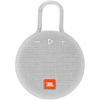 Беспроводная колонка JBL Clip 3, белая фото 