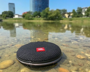 Беспроводная колонка JBL Clip 3, серая фото 