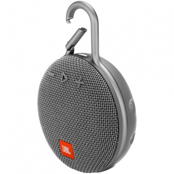 Беспроводная колонка JBL Clip 3, серая фото 