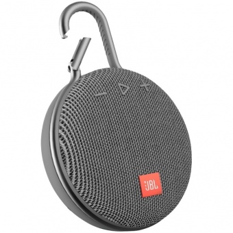 Беспроводная колонка JBL Clip 3, серая фото 