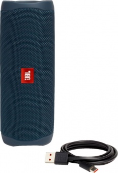 Беспроводная колонка JBL Flip 5, синяя фото 