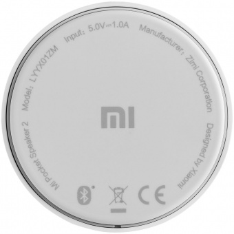Беспроводная колонка Mi Pocket Speaker 2, белая фото 8