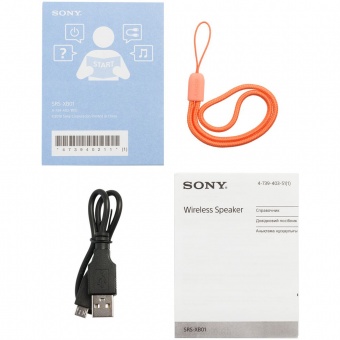 Беспроводная колонка Sony SRS-01, красная фото 