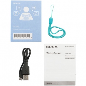 Беспроводная колонка Sony SRS-01, синяя фото 
