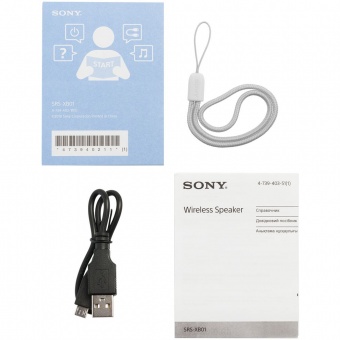 Беспроводная колонка Sony SRS-01, светло-серая фото 