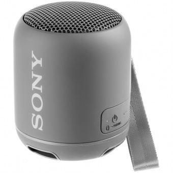 Беспроводная колонка Sony SRS-XB12, серая фото 4