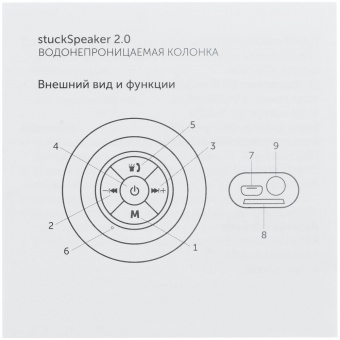 Беспроводная колонка stuckSpeaker 2.0, белая фото 