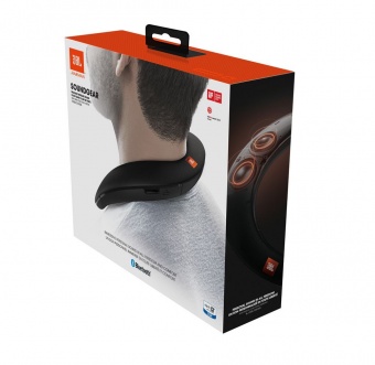 Беспроводная нашейная колонка JBL Soundgear, черная фото 