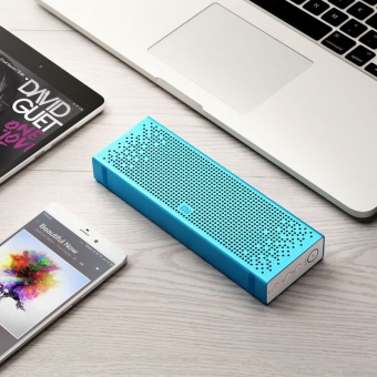 Беспроводная стереоколонка Mi Bluetooth Speaker, синяя фото 
