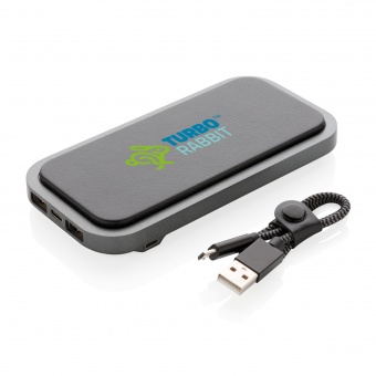 Беспроводной внешний аккумулятор Swiss Peak, 10 000 mAh фото 