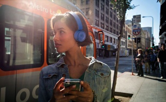 Беспроводные наушники JBL T450BT, черные фото 
