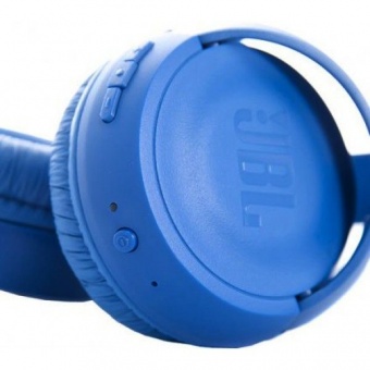 Беспроводные наушники JBL T450BT, синие фото 