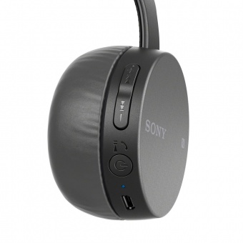 Беспроводные наушники Sony СН400, черные фото 