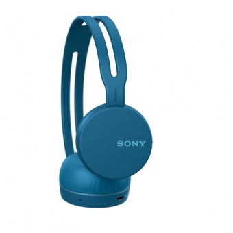 Беспроводные наушники Sony СН400, синие фото 3