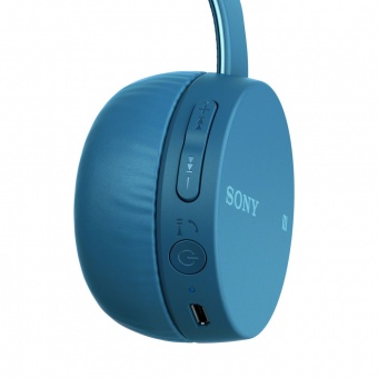 Беспроводные наушники Sony СН400, синие фото 