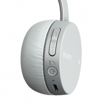 Беспроводные наушники Sony СН400, светло-серые фото 