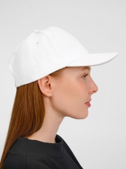 Бейсболка Apollo, белая фото 