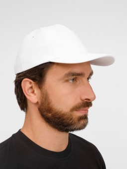 Бейсболка Apollo, белая фото 