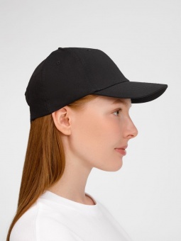 Бейсболка Apollo, черная фото 