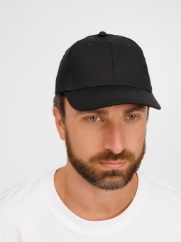 Бейсболка Apollo, черная фото 