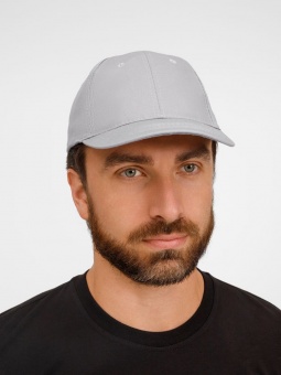 Бейсболка Apollo, серая фото 