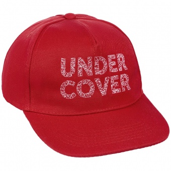 Бейсболка с вышивкой Undercover, красная фото 
