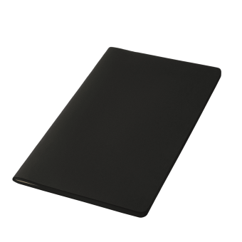 Блокнот Alpha slim, черный фото 