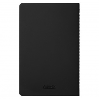 Блокнот Alpha slim, черный фото 