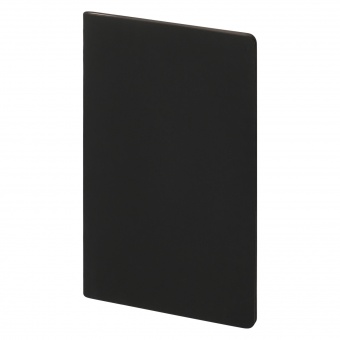Блокнот Alpha slim, черный фото 