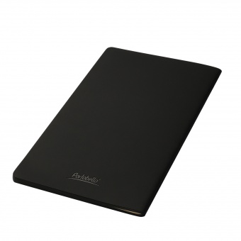 Блокнот Alpha slim, черный фото 