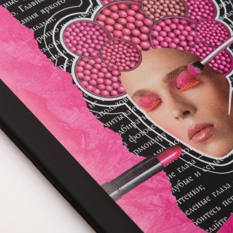 Блокнот Alpha slim, черный фото 